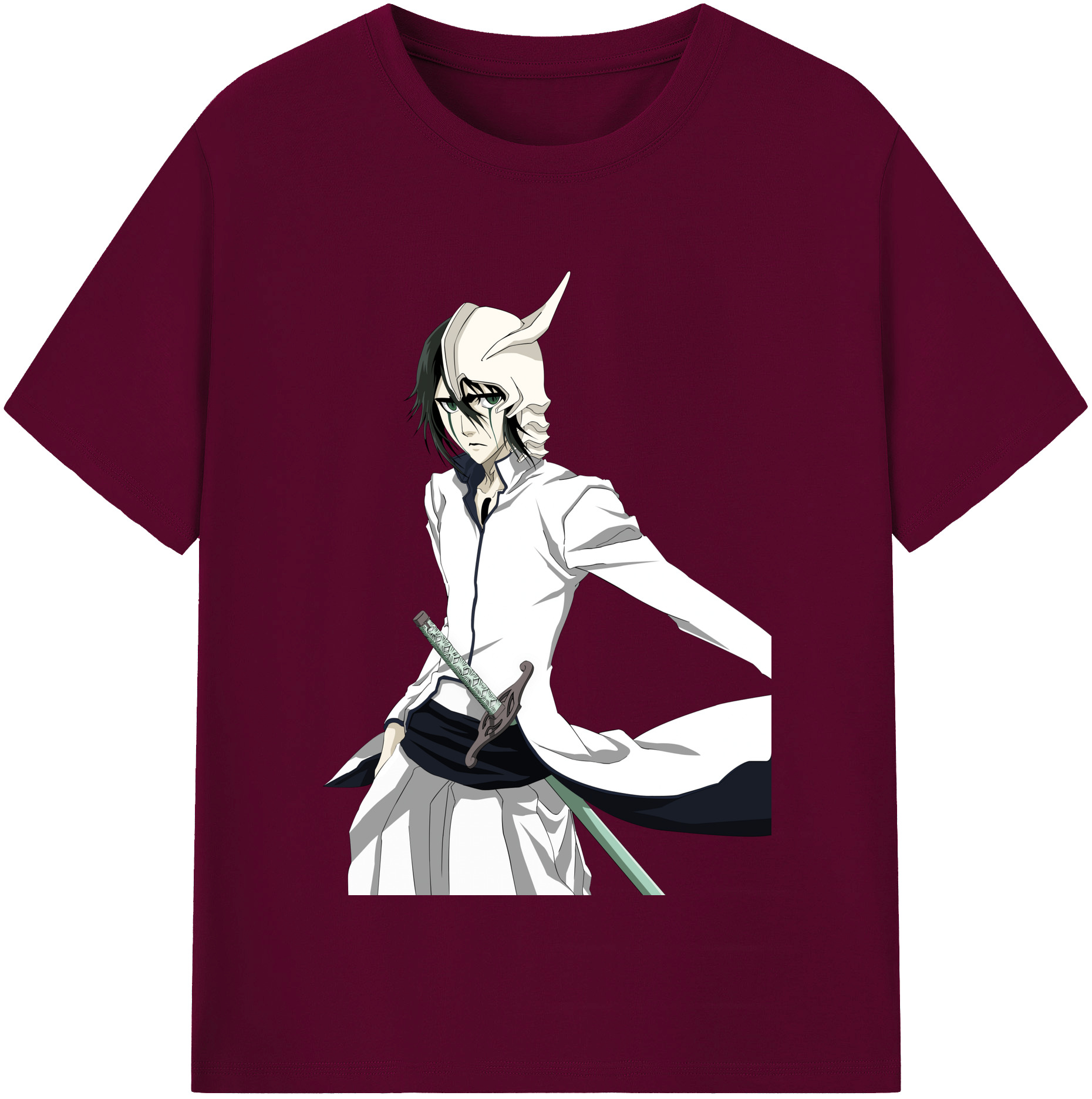 （画像用） ブリーチ ウルキオラ·シファー BLEACH Ulquiorra cifer レディースカジュアルプリントTシャツ（綿100％）